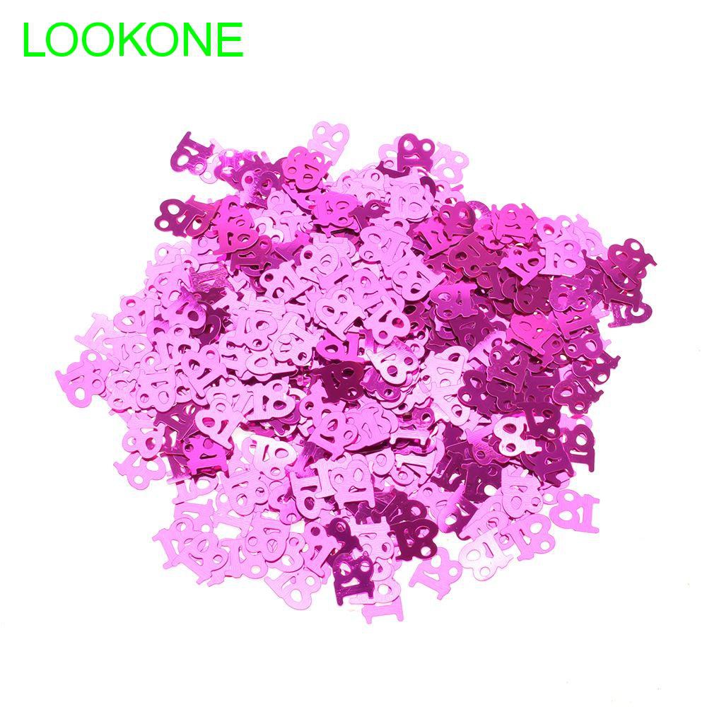 Confetti Foil Table Decorations Digital Number Scatters Shopee