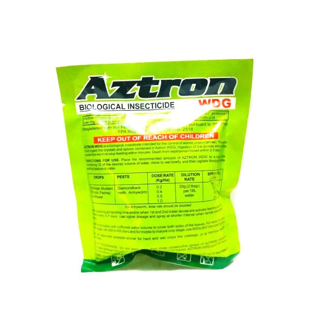 AZTRON BIOLOGICAL INSECTICIDE 100 GRAMS BACILLUS THURINGIENSIS Shopee