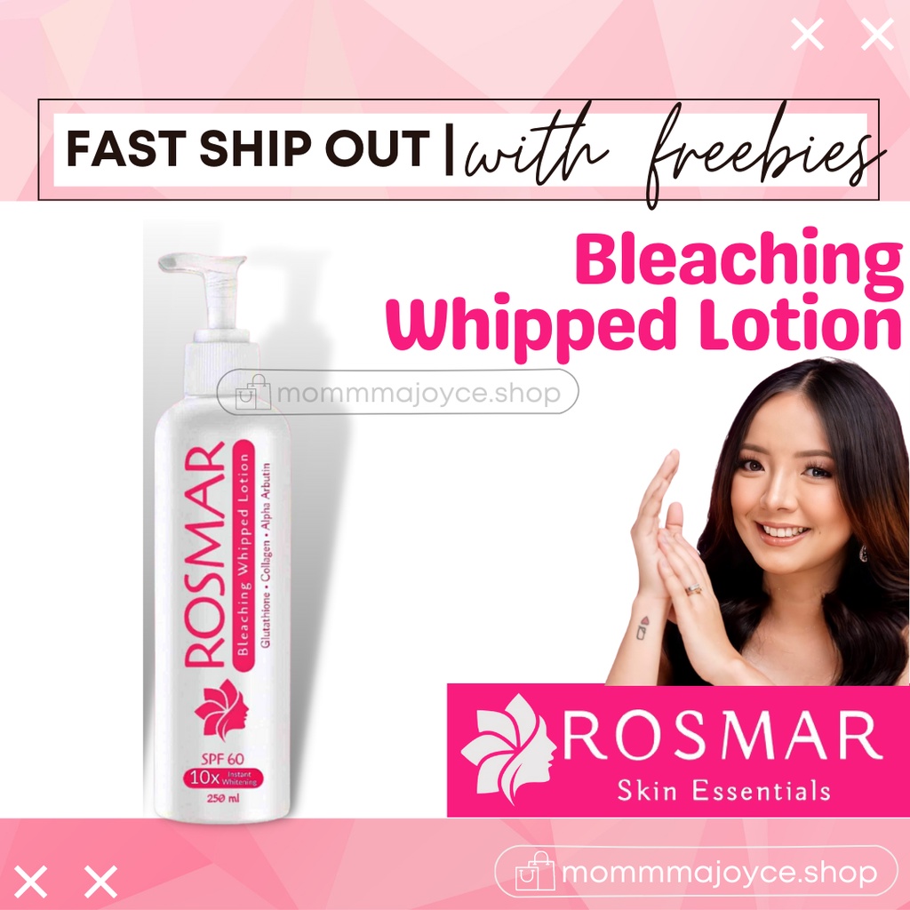 ROSMAR BLEACHING WHIPPED LOTION Rosmar Lotion Shopee Philippines