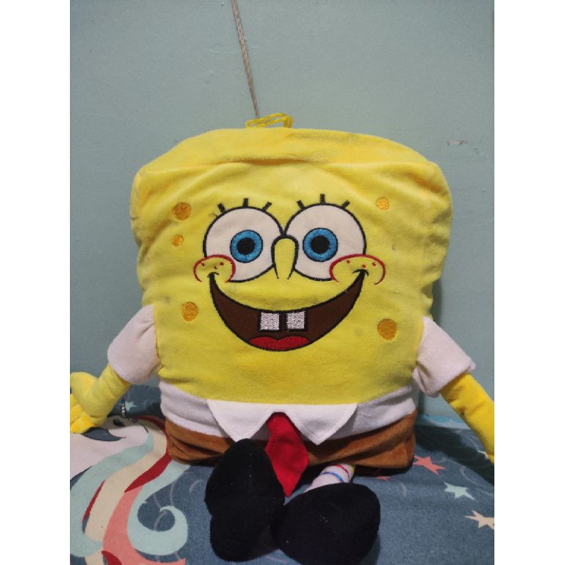 PRELOVED | Spongebob plushie/stuffed toy (Large) | Shopee Philippines