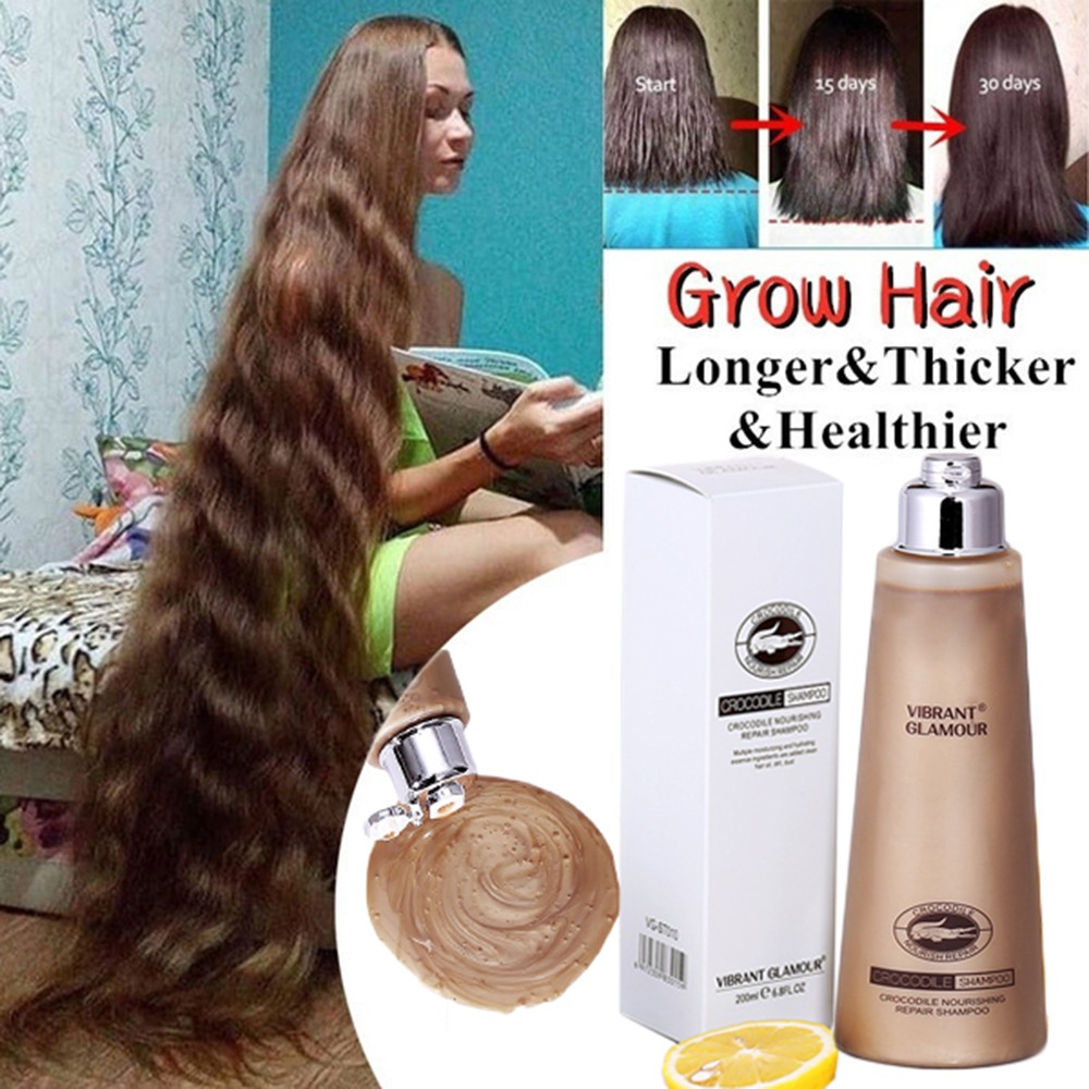 Shopeeno 1 200ml Crocodile Hair Growth Shampoo Anti Hair Loss Treatment Fast Growth Longer Thicker F Shopee Philippines