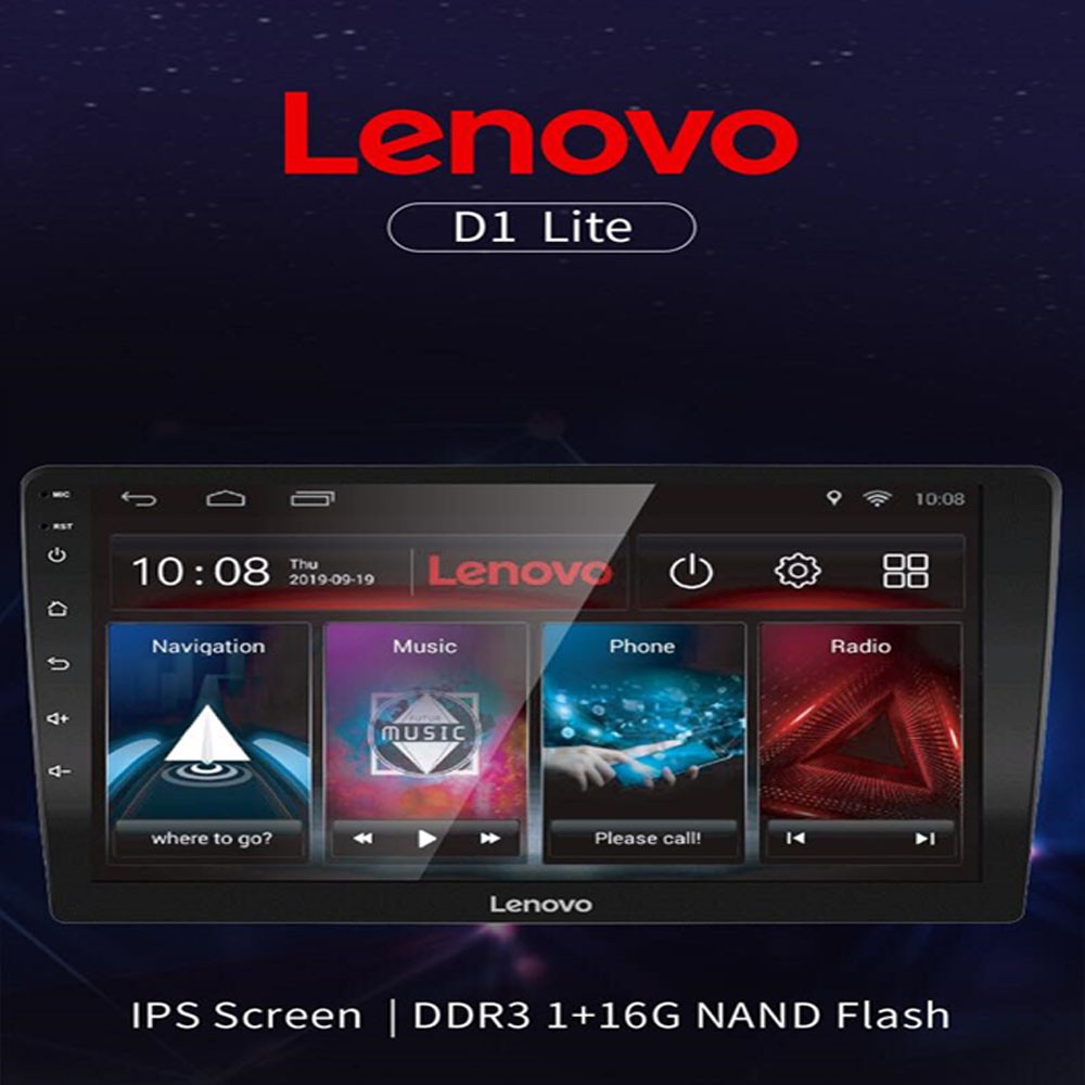 100% ORIGINAL LENOVO D1 Lite 9 /10 1/16gb inches Android Car Stereo Head Unit with GPS