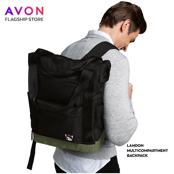 Avon Landon Multicompartment Backpack | Shopee Philippines