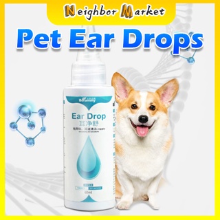 Cat Dog Ear Cleaner Pet Ear Drops For Infections Control Yeast Mites Removes Ear Mites And Ear Wax