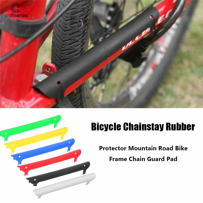 2x Cycling Bike Bicycle Frame Chain Stay Protector Pad Nylon Wrap Cover O4H8 