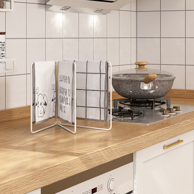 LS 【Ready Stock + COD】 Bel Homme Ph Foldable Dishcloth Kitchen Towel Holder