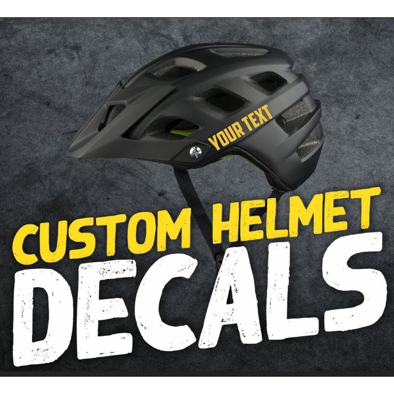 bicycle helmet stickers