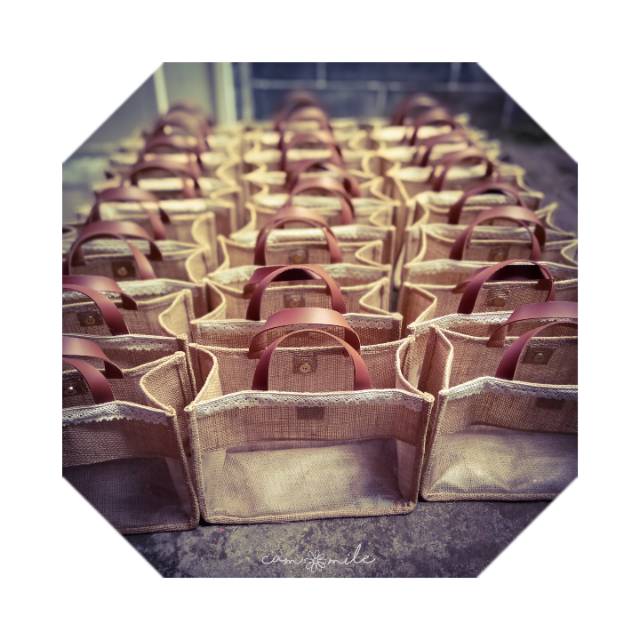 Jute Bag Lamination / Tashampers / Goodiebag / Jute Bag / Laminated