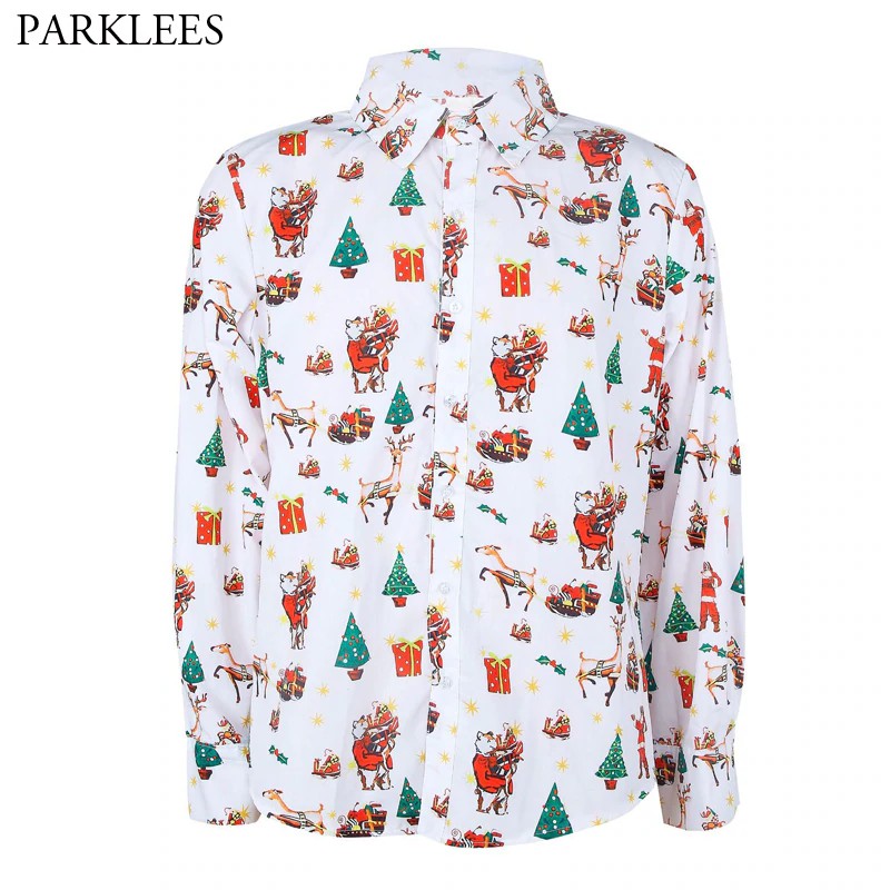 christmas dress shirt men