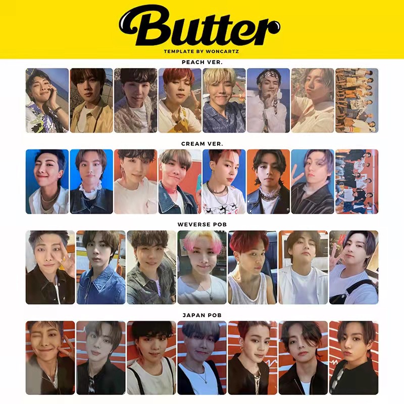 BTS Butter album card bts butter Instant photo card bts Photocard butter bts pob Shopee