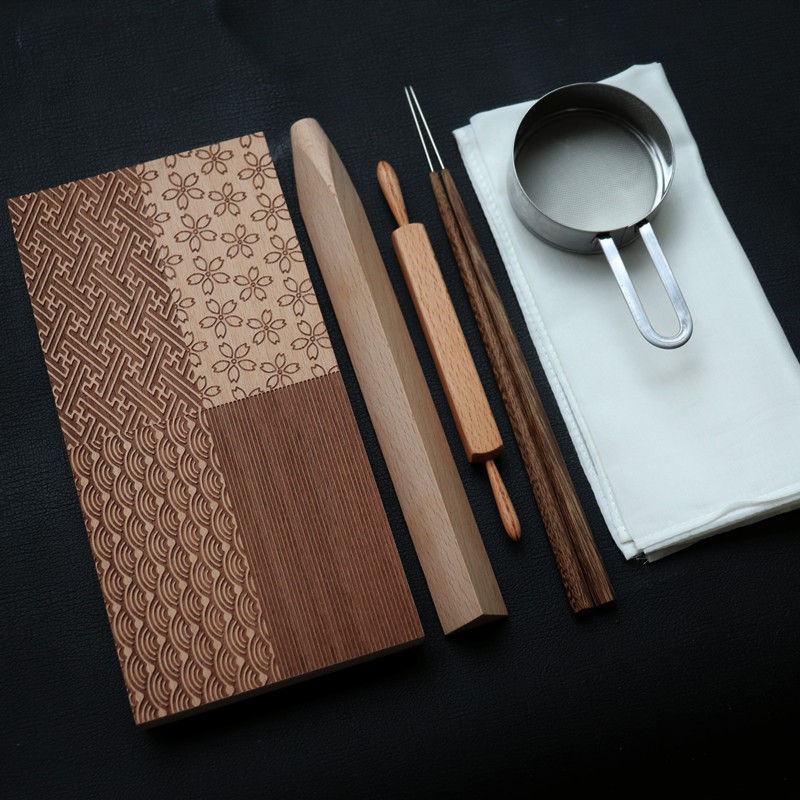 Manual Learning Wagashi Set Japan Wagashi Tools Set Wagashi Making