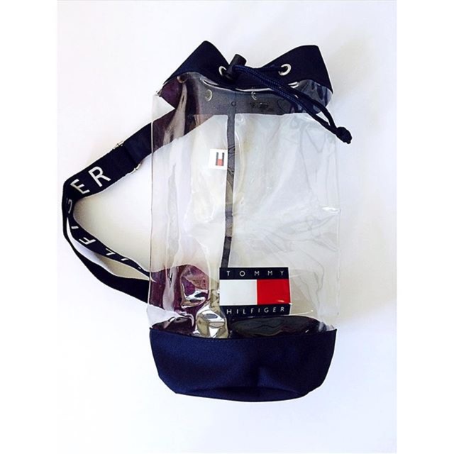 tommy hilfiger transparent bag