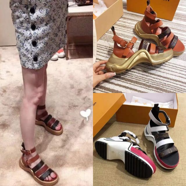 louis vuitton flat sandals
