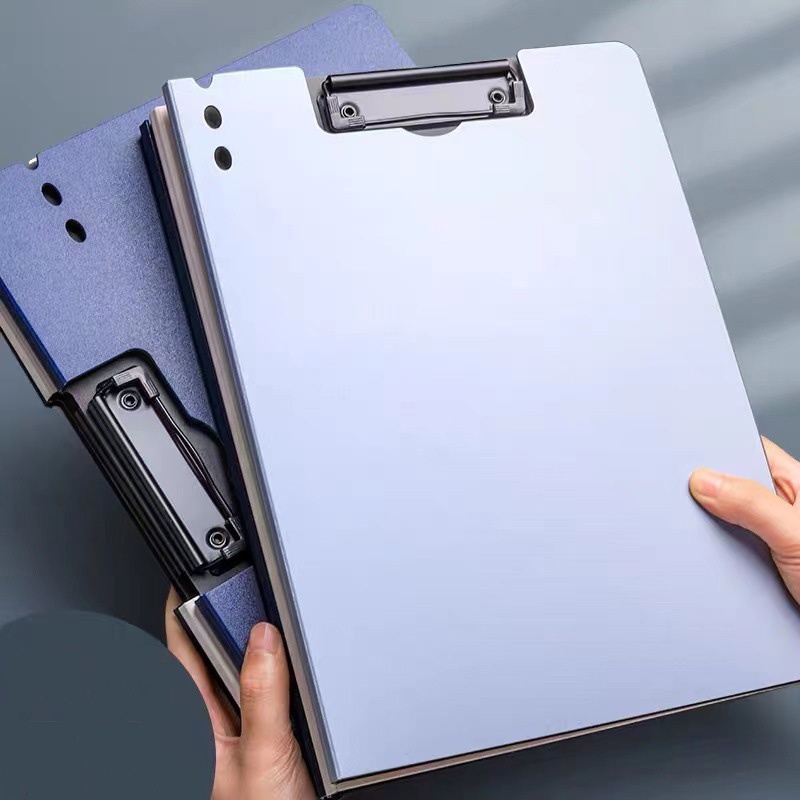 A4 Clipboard With Cover Black/White Vertical/Horizontal Clip File