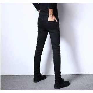 7702# JAG Black Cotton Stretchable Fashion Skinny Jeans For Men ...