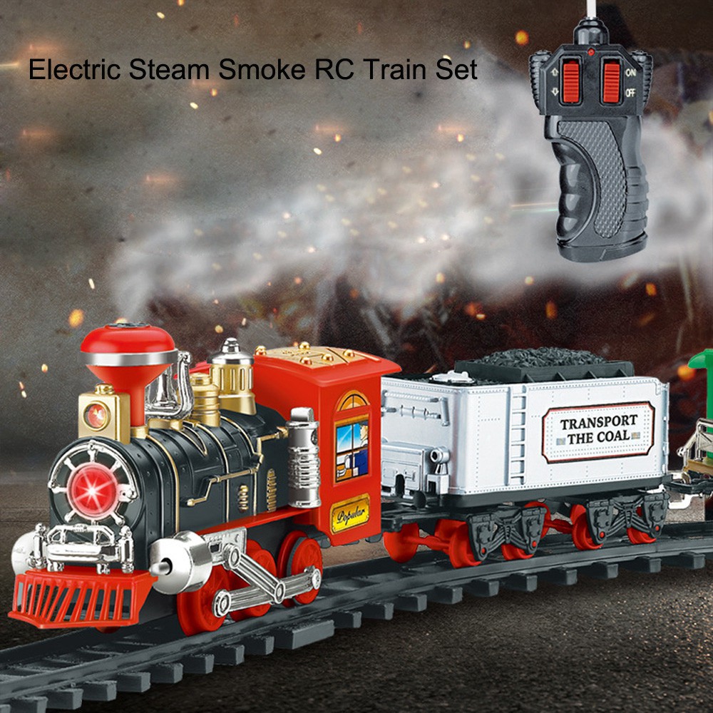 remote control train set with smoke