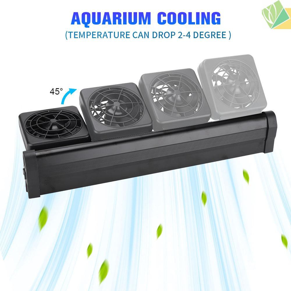 Sici Aquarium Fan Aquarium Chillers Cooling Fan System for Salt Fresh Water Aquarium Fish Tank Temperature Control Cooling #5