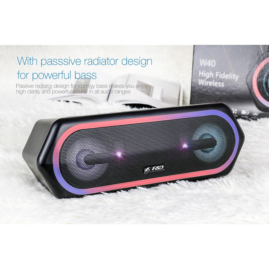 f&d w40 portable bluetooth speaker