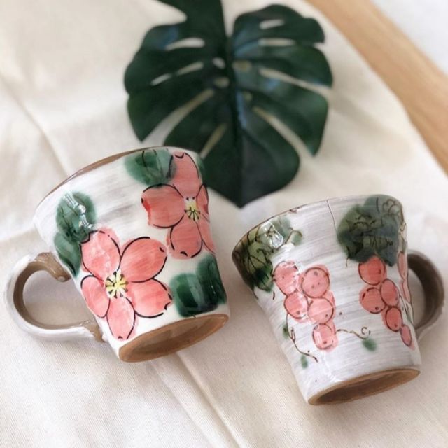 Hand Painted Stoneware Mugs Shopee Philippines