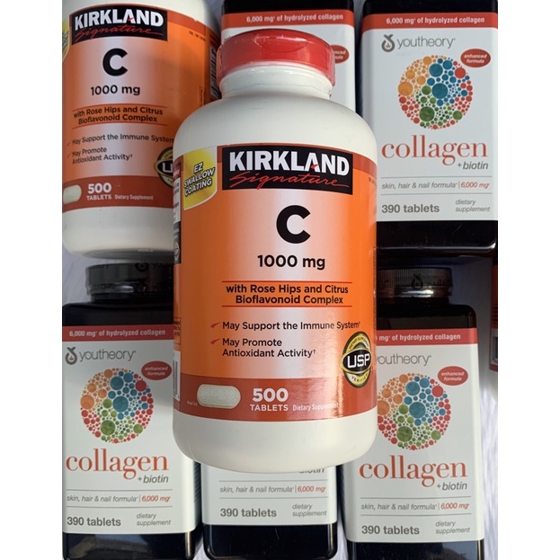 Kirkland Signature Vitamin C 1000mg 500 tablets Shopee Philippines