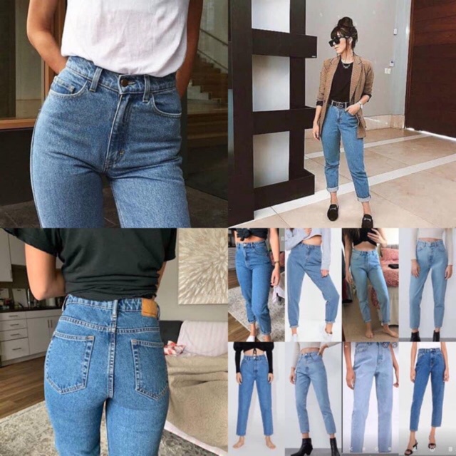 mom jeans shopee