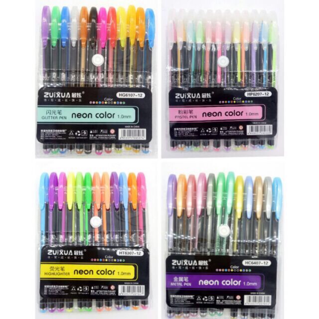neon colored pen 12 in 1 Shopee Philippines