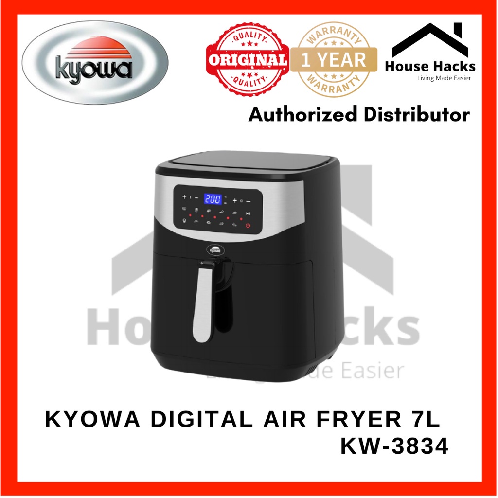 Kyowa Digital Air Fryer 7L KW3834 (House Hacks) Shopee Philippines