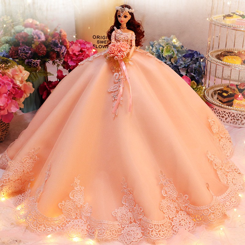 Handmade Wedding Barbie Gift Set Princess Barbie Doll for Girls wedding gift sYuJ | Shopee