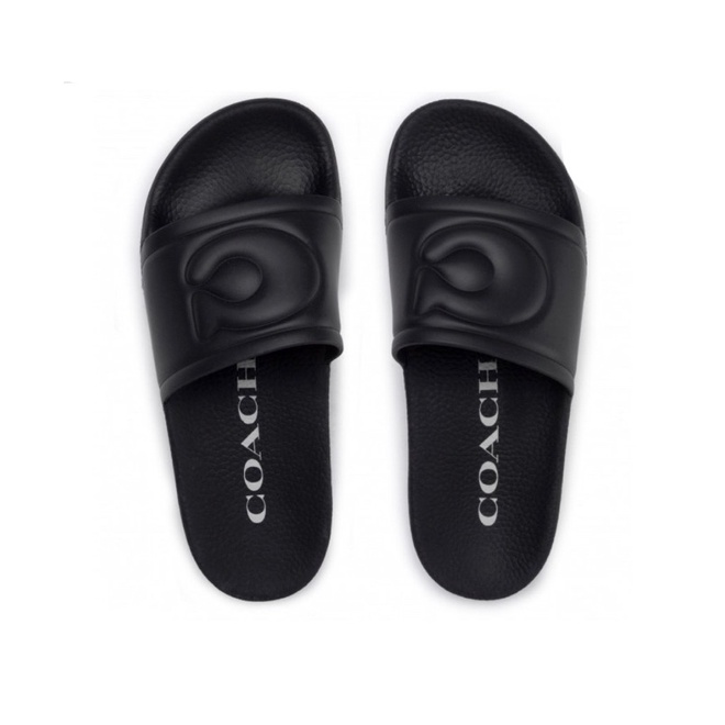 BNEW COACH logo Ulla womens Slide, Black | Shopee Philippines