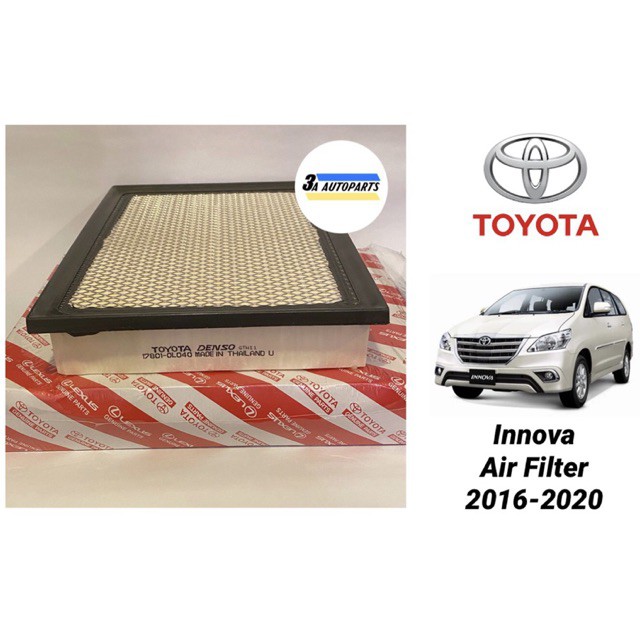 Toyota Innova Air Filter (20162022) Shopee Philippines
