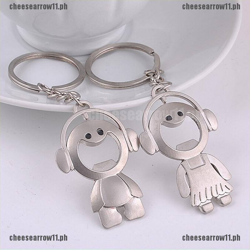 boy and girl keychain