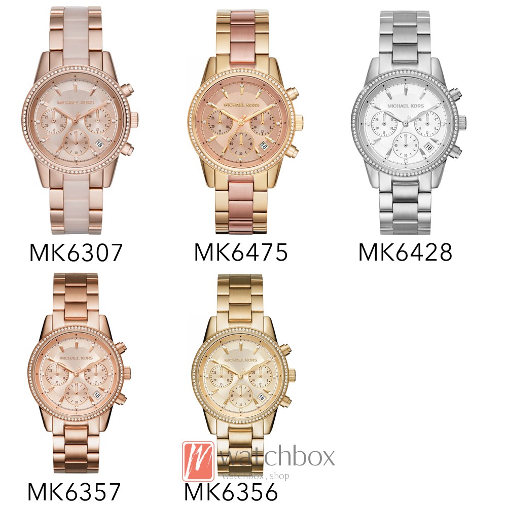 michael kors ritz gold watch