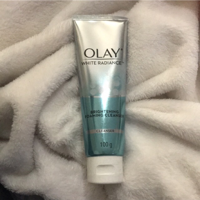 olay white radiance foaming cleanser