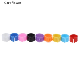 <Cardflower> 100 Pcs Inner Diameter 8mm Pigeon Leg Poultry Dove Bird Parrot Clip Rings
 On Sale #3