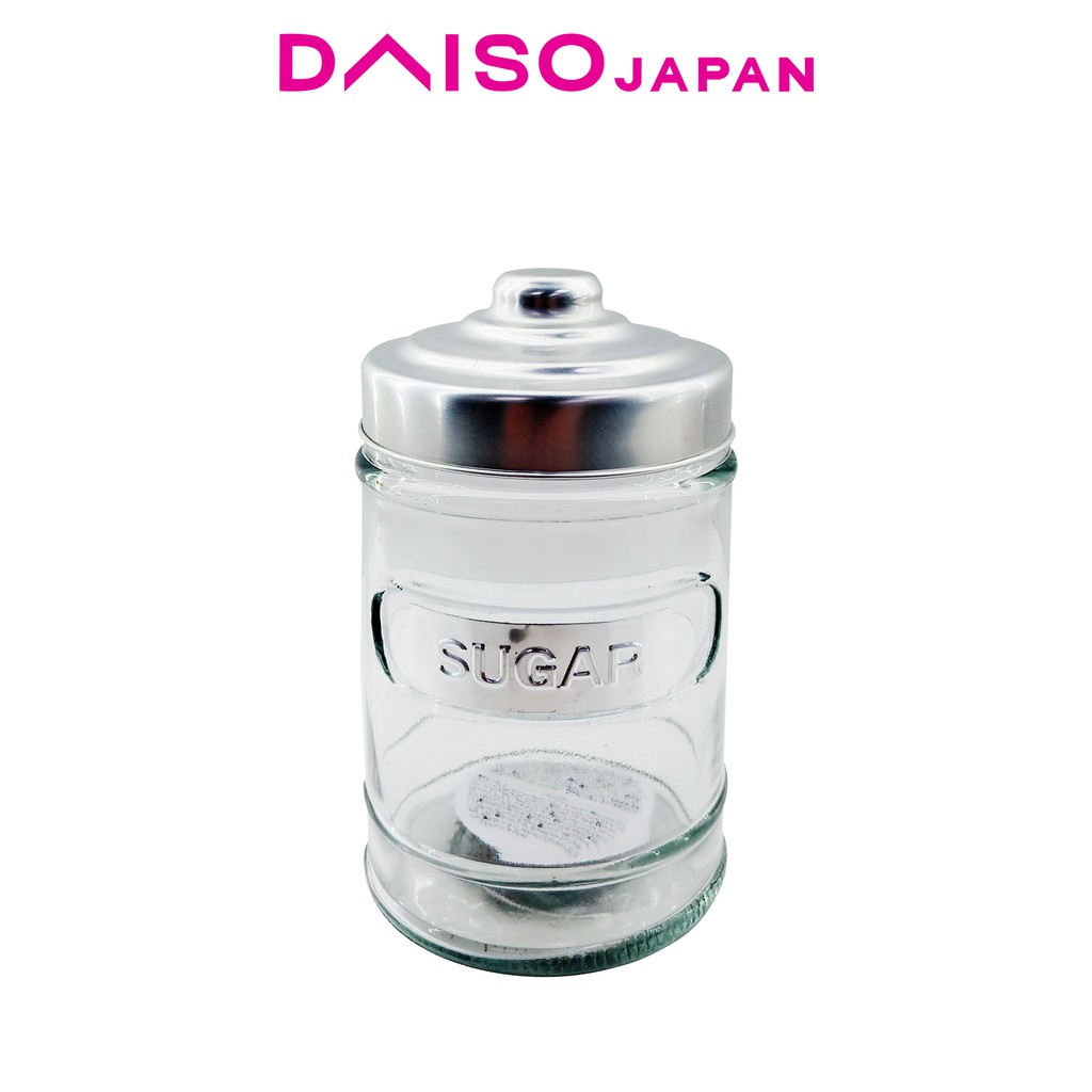 Daiso Glass Jar Sugar Canister 500 ml Shopee Philippines