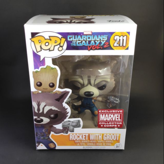 rocket and groot funko pop