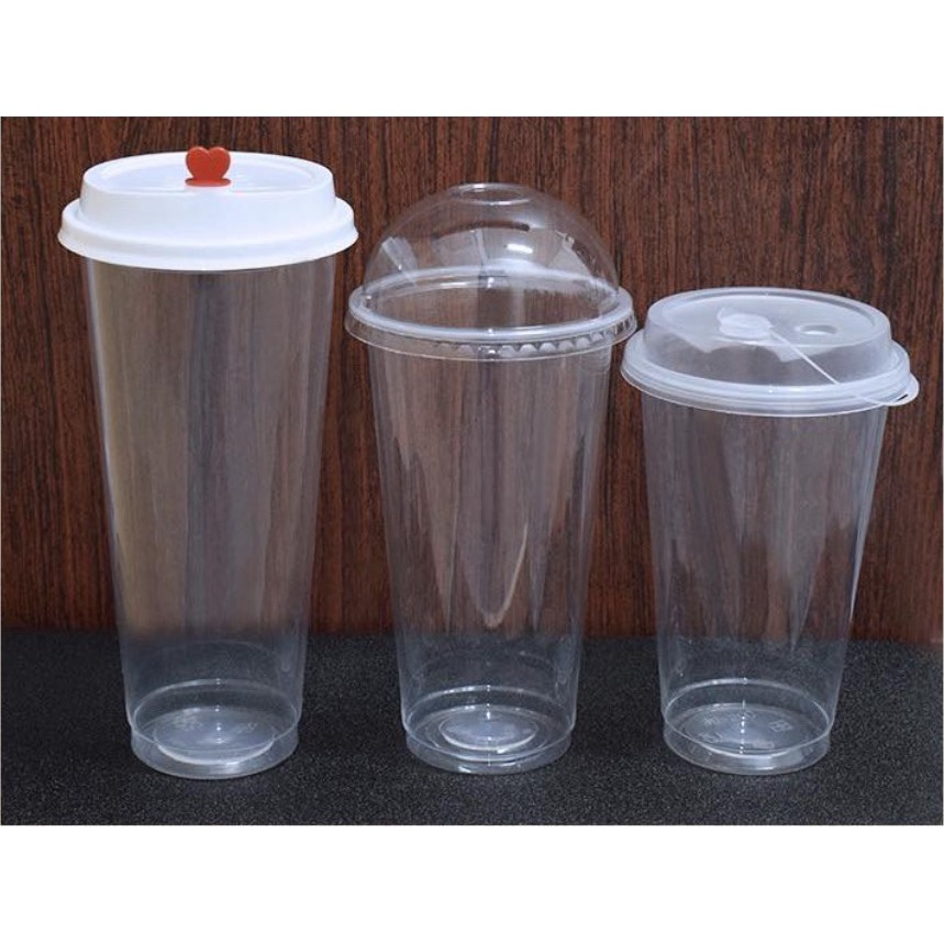 Pp 90 Slim Cups 50pcs For Milktea Fruit Tea Frappe And Shakes Shopee Philippines 7055