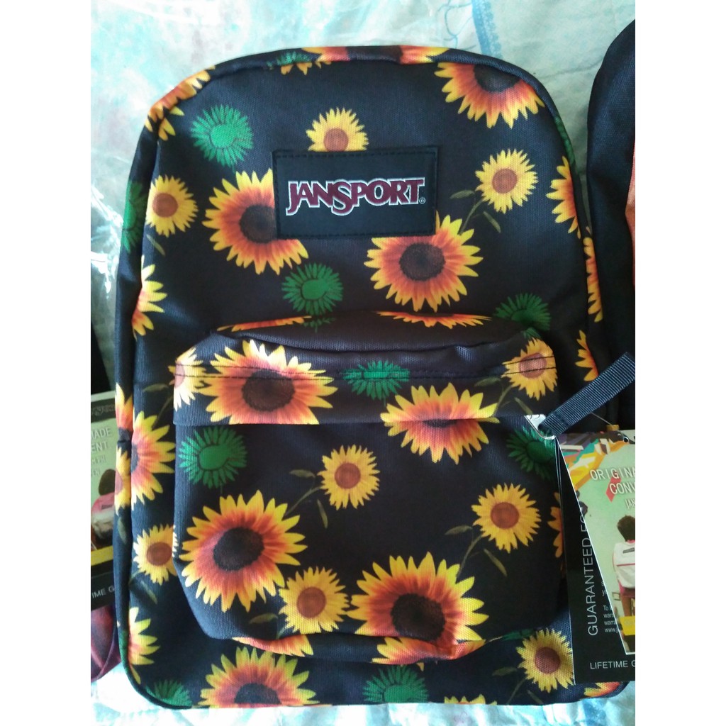 sunflower backpack jansport