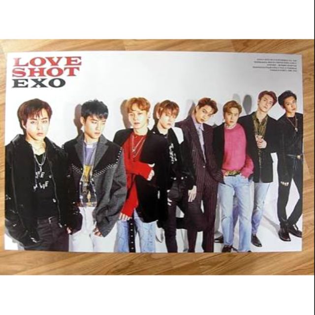 Exo Love Shot Album Official Poster Shopee Philippines