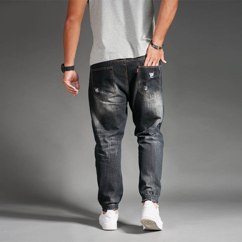 mens plus size ripped jeans
