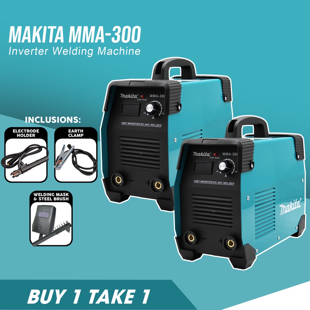 Buy1Take1 Makita MMA300(B) Inverter Welding Machine Shopee Philippines