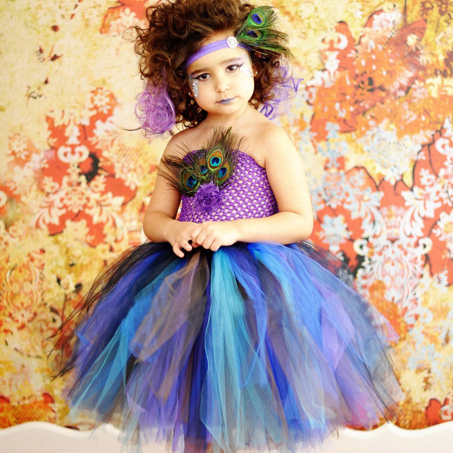 feather tutu dress