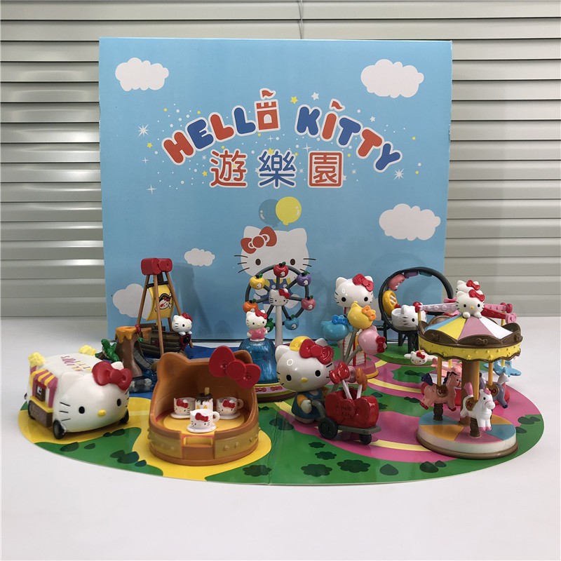 Hello Kitty Amusement Park Scene Set Children Doll Hello Kitty Amusement Park Scene Set Children Doll