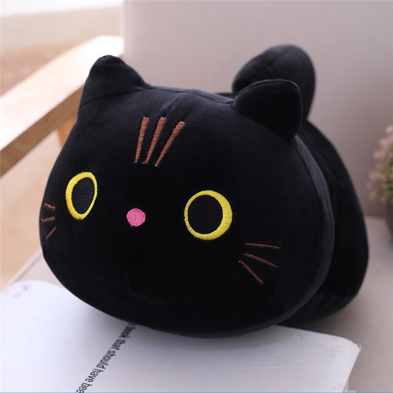 soft toy black cat
