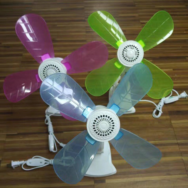 4 Hybrid Fans Household Electric Fans, With Clips, HeatProof Portable