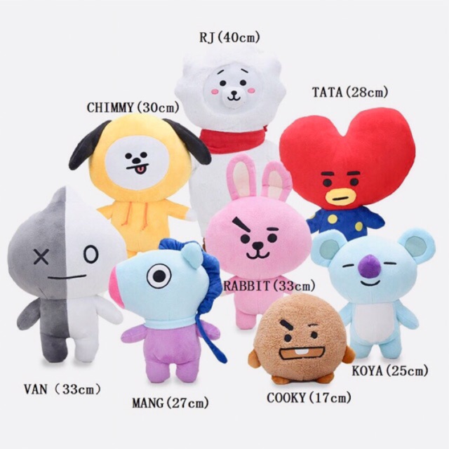 bt21 big plush