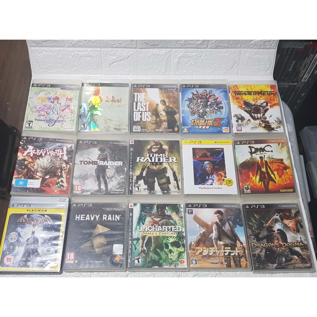 PS3 Games Selection Batch 1A (Playstation 3 Used Games) Shopee Philippines