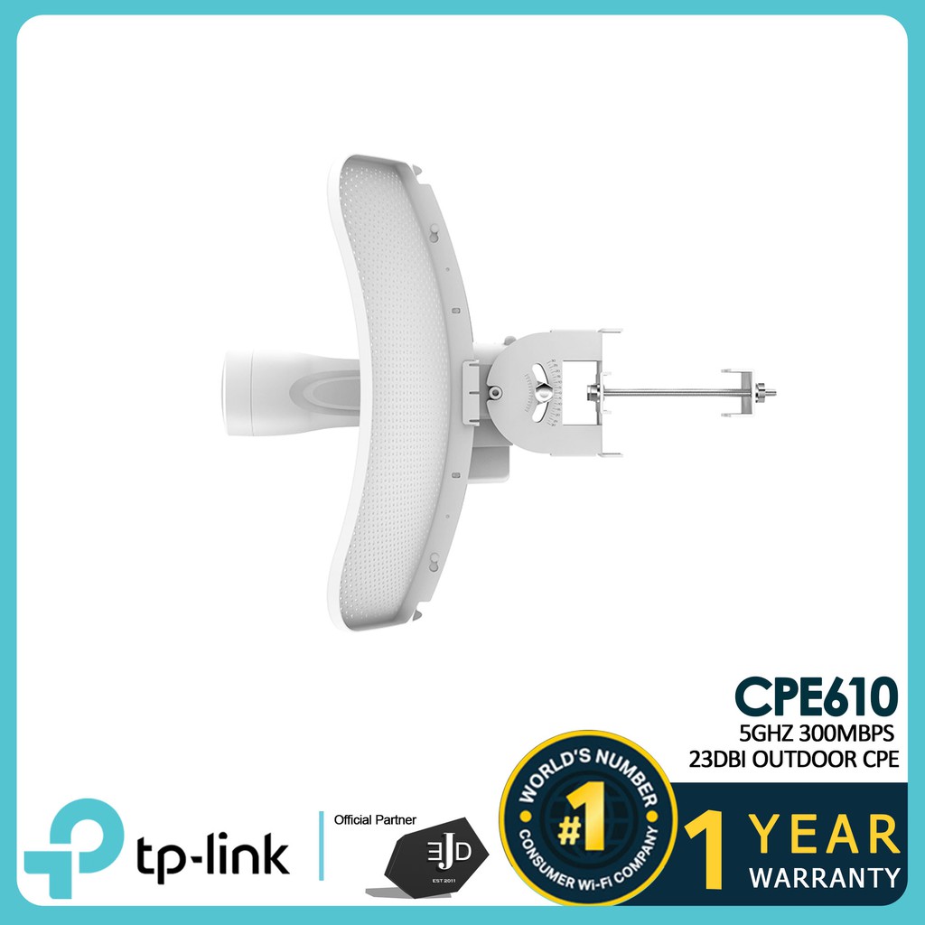TP-Link Cpe610 5Ghz 300Mbps 23Dbi Outdoor CPE Range Extender Wi-Fi ...