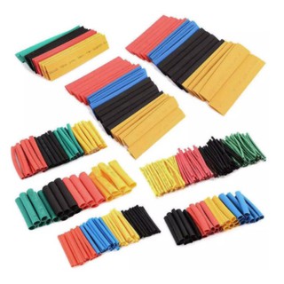328pcs 164pcs Polyolefin Heat Shrink Tube Wrap Wire Cable Insulated Sleeving Tubing Set #1