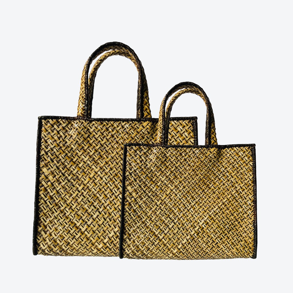 Elizabeth (set of 2) Premium Bayong Bag (Tote Style) Shopee Philippines